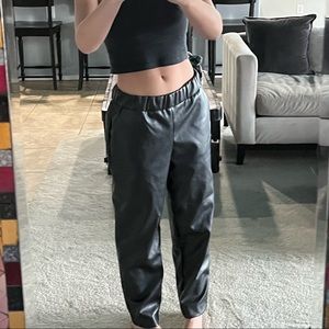 target leather pants!